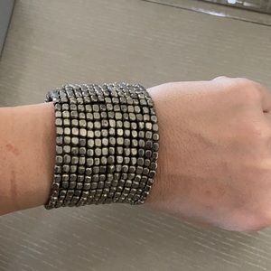 Beaded cuff bracelet